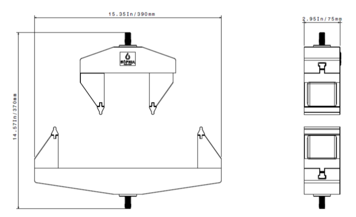 ASTM D 790 Testing Fixture - Drawing