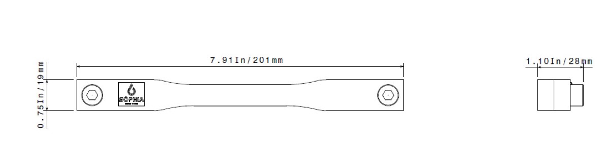 ASTM D638-B Testing Fixture - Drawing