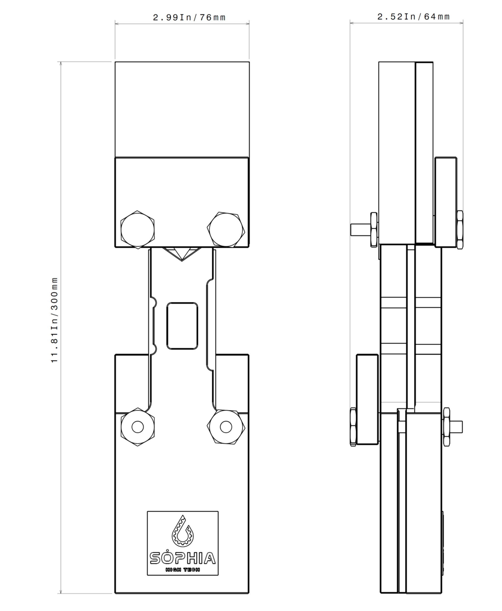 ASTM D6484 Testing Fixture - Drawing