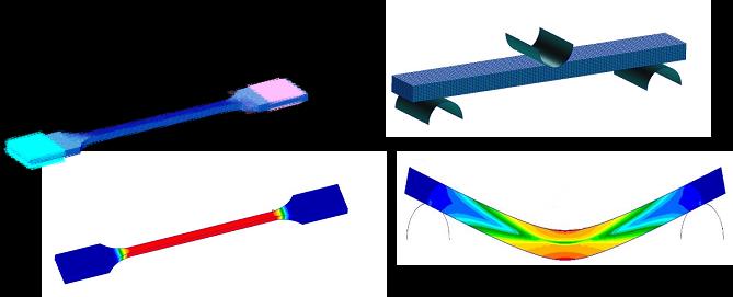 A numerical-experimental characterization